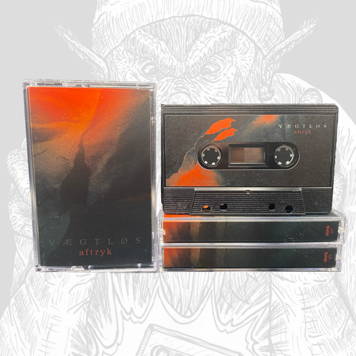 Vægtløs - Aftryk {post metal} [Tape] (Weregnome)