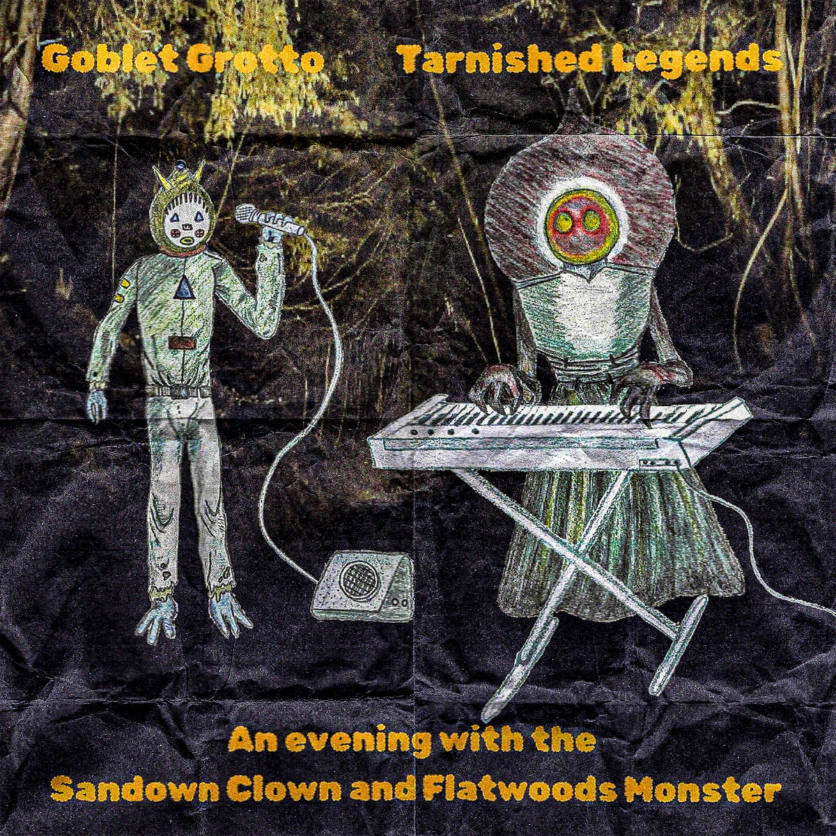 Goblet Grotto / Tarnished Legends - Evening with the Sandown Clown and Flatwoods Monster, An {comfy synth} [CD] (Engraven)
